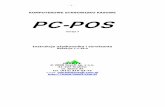 KOMPUTEROWE STANOWISKO KASOWE PC-POS · - 9 - Obsługa programu Opis ogólny programu Logowanie do programu Po uruchomieniu programu PC-POS 7 pojawi się okno logowania. Wprowadź
