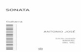 Antonio José - Sonata para Guitarraraqueldelval.com/scores/tablet/tablet_17.pdf · f cresc. ff molto dim. A tempo mp p espressivo poco rit. pp p mp mf A tempo pp subito pmp p molto