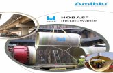 Instalowanie - Hobas5 Pakowanie Standardowo rury HOBAS® dostarczane są z fabrycznie nałożonymi łączni- kami. Wszystkie produkty HOBAS® pakowane są w sposób zapewniający odpowiednie