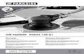 AIR SANDER PDEXS 150 A1 - service.kompernass.com · sult in a much lower noise load over the whole of the work period. Safety instructions Please read all safety in-formation and