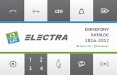 DOMOFONY 25 KATALOG LAT 2016-2017 - RedCart · Bezpieczeństwo twojego domu czy biura idzie teraz w parze z nowoczesnym wzornictwem i zaawansowaną technologią. Seria Touch Line