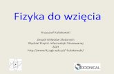 Krzysztof Kułakowski Zespół Układów Złożonych AGH http ...kulakowski/fiz.pdf · the computer industry. However, he was lured into sociology and obtained his doctorate on the