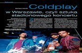 Wydarzenia Coldplay - Hi-Fi...lada „Yellow”, w czasie której publiczność wyciągała żółte balony. Dzięki takim tri-kom, kokieterii Martina, który zapewniał, że nie chce