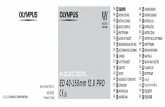 ED 40-150mm f2.8 PRO - Olympus...ED 40-150mm f2.8 PRO WD180503 Printed in China date of issue 2014.10 45 - NL AANWIJZINGEN 48 - NO INSTRUKSJONER 50 - PL INSTRUKCJA 53 - PT INSTRUÇÕES