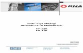 Instrukcja obsługi przenośników taśmowych...Rhein - Nadel Automation GmbH 5 Przenośniki taśmowe FP /FK 120 2 Zasady bezpieczeństwa W trakcie prac nad koncepcją i produkcją