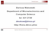 Dariusz Makowski Department of Microelectronics and ...neo.dmcs.pl/es/slides/ES_ARM_1.pdfDariusz Makowski Department of Microelectronics and Computer Science tel. 631 2720 ... new