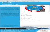 Course ACAD Plant 3D - ablesacademy.comหลักสูตร “Autodesk AutoCAD Plant 3D Essentials”ผู เรียนจะได เรียนรู คำสั่งที่สำคัญใน
