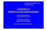 Junta de Andalucía - Astenia e hipertransaminasemia · 2009-02-08 · • La miositis suele preceder al desarrollo de cáncer en el 50% de los casos, 1 año antes de promedio. •