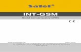 INT-GSM - Satel · INT-GSM Moduł komunikacyjny GPRS . Wersja oprogramowania 1.00 int-gsm_pl 07/18 SATEL sp. z o.o. • ul. Budowlanych 66 • 80-298 Gdańsk • POLSKA . tel. 58