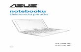 notebooku€¦ · notebooku Elektronická príručka Informácie o autorských právach Žiadna časť tohto návodu na obsluhu, a to vrátane výrobkov a softvéru v ňom popísaných,