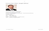 Curriculum Vitae: Jürgen Wiese - hs-magdeburg.de · J. Wiese and O. Kujawski [2008]: Operational results of an agricultural biogas plant equipped with modern instrumentation and