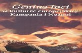Genius loci w kulturze europejskiej : Kampania i Neapol ... · konesans i zapowiedź dalszych prac nad tematyką genius loci, którą rozu miemy jako badanie sposobu zapisu i opisu