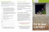Kto wspiera CAFOD? · Strona internetowa: Wsparcie dla CAFOD’u naszych projektów, kampanii i zbierania funduszy podaj nam swoje dane kontaktowe. W każdej chwili możesz zrezygnować