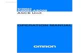 SYSMAC C200H-ASC02 ASCII Unit - Support Omron - 09-23-13...SYSMAC ASCII Unit C200H-ASC02. C200H-ASC02 ASCII Unit Operation Manual Revised September 2002!!! iii Notice: OMRON products