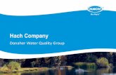 Hach Company - Interempresas · Hach es parte del grupo Danaher • Un innovador mundial en ciencia y tecnología comprometido a ayudar a los clientes a resolver desafíos complejos