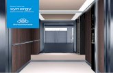 Gama synergy excellence. - thyssenkrupp Elevator · 2019-11-25 · distintivo de la línea de diseño Hero. Combina acabados discretos de acero y cristal templado con tonos oscuros