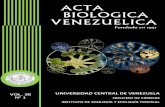 ACTA BIOLOGICA VENEZUELICA - Instituto de Zoología y ...izt.ciens.ucv.ve/izet/wp-content/uploads/2018/09/ABV-Vol-38(1)-2018.pdf · siendo el más representativo del zooplancton Acartia