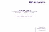 Cennik 2019 - Kessel · Cennik 2019 sugerowanych cen detalicznych netto grupa PG 1 / 3 / 5 / 6 / 7 / 9 Obowiązuje od 01.02.2019 r. Ceny są cenami netto (bez VAT). KESSEL Sp. z o.o.