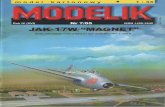 therealmidori.comtherealmidori.com/Card_planes/JAK-17W-Magnet.pdf Samolot Jak-17 powstalw zespole konstrukcyjnym Jakowlewa w 1947 r. Byl rozwinieciem samolotu odrzutowego Jak-15 napedzanego
