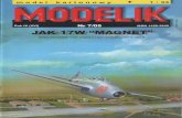 JAK-17W Magnet.pdf · Samolot Jak-17 powstalw zespole konstrukcyjnym Jakowlewa w 1947 r. Byl rozwinieciem samolotu odrzutowego Jak-15 napedzanego silnikiem odrzutowym Junkers Jumo