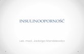 Prezentacja programu PowerPoint - Fundacja JakMotyljakmotyl.pl/wp-content/uploads/2017/05/insulinoodpornosc_09.2014.pdf · Hipoglikemia Hipoglikemia objawia się zbyt niskim - w przeciwieństwie