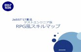 2017 5/26 JaSST’17東北 テストエンジニア版 RPG …jasst.jp/symposium/jasst17tohoku/pdf/S3.pdf(c) nemorine RPG 風スキルマップとは？ • 元々は楽天の川口さんが教えてくれたもの。