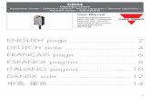 ENGLISH page 2 DEUTCH seite 4 FRANÇAIS page 6 mul man.pdfThe sensor can typically be used without any additional calibration; it is designed to work with plastic tank walls of approximately