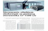 Sterowanie silnikiem skokowym za pomocą sterownika S7-1500 (2) · 2019-10-23 · rownikach SIMATIC S7-1200 i S7-1500” (au-tor - Janusz Kwaśniewski, planowana do wy-dania w 2014