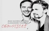 JEAN-GUIHEN QUEYRAS ALEXANDRE THARAUD …...3 TRACKS français / english PLAGES CD COMPLICITÉ ARTISTIQUE, CONNIVENCE AVEC LE PUBLIC, LA LOGIQUE DU FUNAMBULE CINQ QUESTIONS À JEAN-GUIHEN