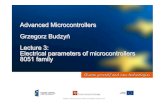 Advanced Microcontrollers Grzegorz Budzy ń Lecture 3 ...ue.pwr.wroc.pl/advanced_microcontrollers/adv_m_3.pdf–8051-Based Core •8051-Compatible Instruction Set (12.58 MHz Max) •32