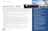 Multilin - Grid Automationgridautomation.pl/dane/Dokumentacja PDF/1.Zabezpieczenia...Multilin D60 to wysokiej klasy, efektywne kosztowo zabezpieczenie odległościowe przeznaczone