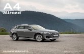 A4...Audi A4 allroad quattro standardvarustus o 04.09.2019 2H9 "Audi drive select" - MMI®-juhtimisega võimalik muuta auto sõidukarakteristikat - seadistatavad on mootor, käigukast