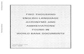 Public Disclosure Authorized - World Bankdocuments.worldbank.org/curated/en/... · five-letter unit codes, which can be found in the Bank's phone directory (currently page 1-1 through