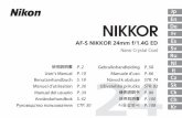 AF-S NIKKOR 24mm f/1.4G ED Svaperturent-static.s3.amazonaws.com/documents/Nikon24mmf1.4.pdf · f70d、ニコンu2、ニコンu、プロネア600i、 プロネアs af（c/s） マニュアル優先