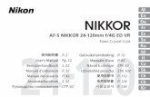 AF-S NIKKOR 24-120mm f/4G ED VR Sv - media.flixcar.com€¦ · f90シリーズ、f80シリーズ、f70d、ニコンu2、 ニコンu、プロネア600i、プロネアs af（c/s）