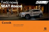 Cennik Ateca MY20PY20 - seat.pl · SEAT FINANCIAL SERVICES: Podana kwota stanowi zwiększeniemiesięcznejraty brutto za dowolny, nowy samochódmarki SEAT w Kredycie Moc Niskich Rat.