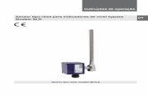 Instruções de operação Sensor tipo reed para indicadores de nível … · 2017-08-28 · PT Instruções de operação, sensor tipo reed, modelo BLR 08/2017 PT based on 126627.01