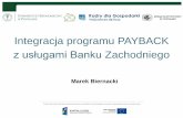 Integracja programu PAYBACK · - Płatności zbliżeniowe PayPass . w ofercie od lipca 2011 do dowolnego konta osobistego w PLN wydawana na 2 lata opłata za kartę 3 zł miesięcznie