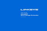 AC1900 Wi-Fi Range Extender - Linksys...2016/09/06  · —If you are not connected to your range extender’s setup network you will get a page alerting you that you haven’t connected