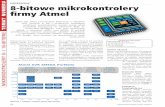 PODZESPOŁY TEMAT NUMERU 8-bitowe mikrokontrolery … KK K 102014 PODZESPOŁY 8-bitowe mikrokontrolery TEMAT NUMERU firmy Atmel MIKROKONTROLERY 8- I 16-BITOWE Atmel jest firmą powszechnie