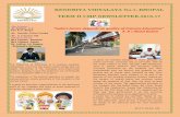 KENDRIYA VIDYALAYA No.1, BHOPAL TERM II CMP ......KENDRIYA VIDYALAYA No.1, BHOPAL TERM II CMP NEWSLETTER-2016-17 Our Patrons: Sh Isampal, D.C. KVS R.O.,Bhopal Mr. Saurabh Jaitly,Principal