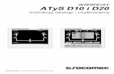 INTERFEJSY ATyS D10 i D20 - Socomec · ATyS D10 & D20 532_212_a 9/02/05 9:00 Page 23 wykonawczego oraz w wersji D20 na pełną kontrolę funkcji podłączonych urządzeń. Zastosowanie