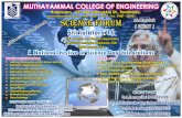 Muthayammal Science Forummce.ac.in/pdf/nfsdc16.pdf · MUTHAYAMMAL COLLEGE OF ENGINEERING Rasipuram - 637 408, Namakkal Dt., Tamilnadu. ; Phone : 04287 - 220737 ; Fax : 04287 - 220937.