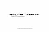 ABBYY PDF Transformerfr7.abbyy.com/pdftransformer20/Guide_Polish.pdf · Program ABBYY PDF Transformer jest łatwym w użyciu narzędziem do konwersji całych dokumentów PDF lub ich