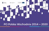 PO Polska Wschodnia 2014 2020 · 2015-03-10 · Polski Wschodniej w zakresie umiejętnego zarządzania wzornictwem w firmie oraz wzrost wykorzystywania wzornictwa w działalności