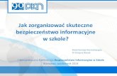 Prezentacja programu PowerPoint · 2014-11-14 · POLSKI KOMITET NORMALIZACYJNY SZBI wg PN-ISO/IEC 27001 kompleksowo zapewnia bezpieczeństwo informacji poprzez ustanowienie 14 obszarów