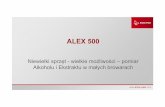 2 ALEX 500 Niewielki sprzęt - wielkie możliwości ·  Niewielki sprzęt -wielkie możliwości –pomiar Alkoholu i Ekstraktu w małych browarach ALEX500