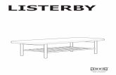 LISTERBY - IKEA.com · 2019-03-11 · LISTERBY. 2 AA-2067479-4. 104323 100092 114613 103430 153552 1x 6x 4x 6x 4x 4x 2x 4x 101360 101352 106720 114613 6x 3. 4x 101352 4x 101360 4
