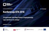 Konferencja EFA 2018efpe.org.pl/wp-content/uploads/2018/07/EFA-JSA_MW-a.pdf · 1.5 T baza Postgresowa zawierająca ponad 320 mln stron internetowych 200 gb baza Postgresowa zawierająca