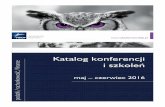 Katalog konferencji i szkoleń podatki / …...Dokumentacja cen transferowych. 3. Aktualne obszary zainteresowania organów podatko-wych. 10:40 – 12:00 – Marcin Zarzycki II. Zmiany